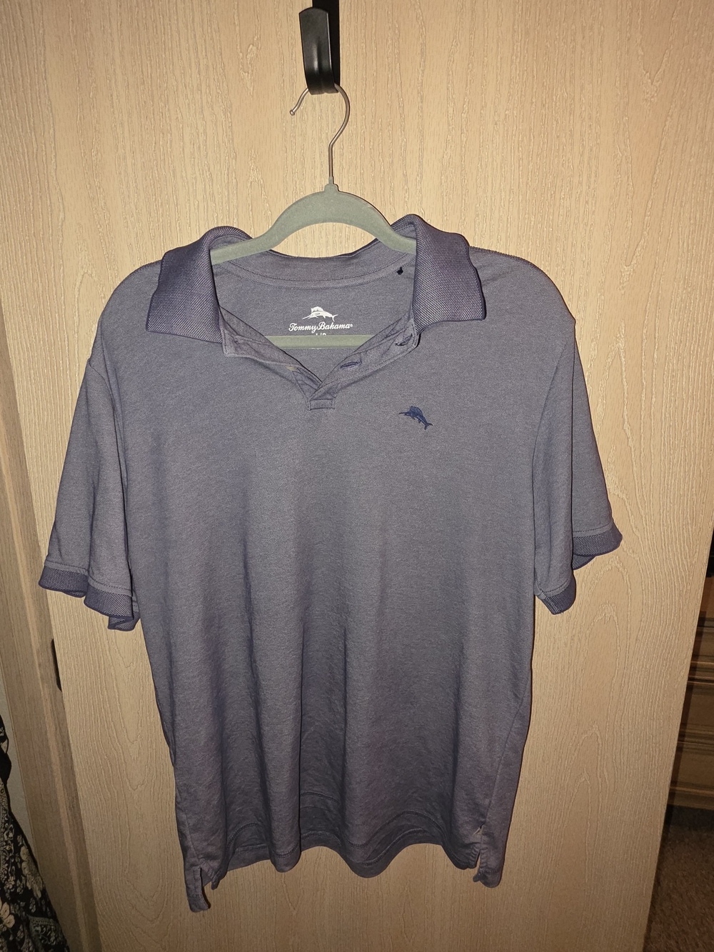 Tommy Bahama Men's Polo - Heather Blue